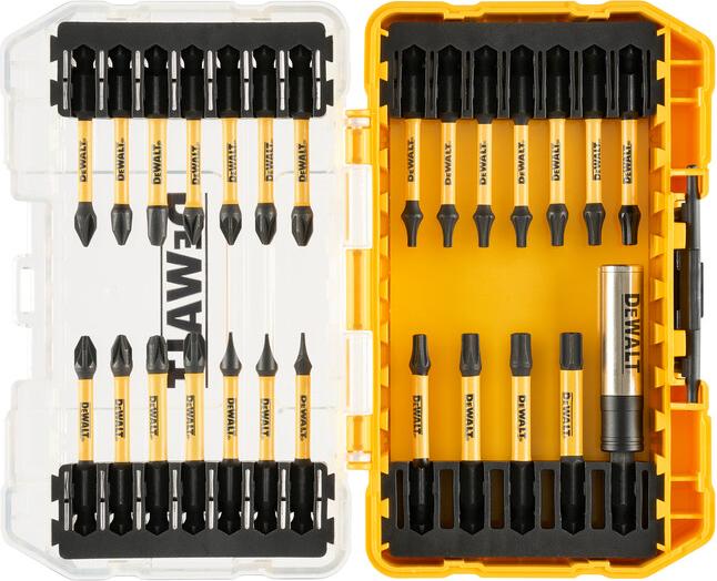 Immagine prodotto DeWalt Satz mit 26 Schlagbits 1/4", EXTREME FLEXTORQ, 57 mm, KLEINER ROBUSTER KOFFER+