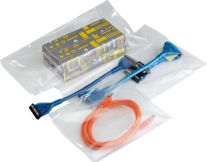 Transpak Sacchetto piatto in PE, PU1000, 190x320mm, 25my, trasparente. (1000 pz.)