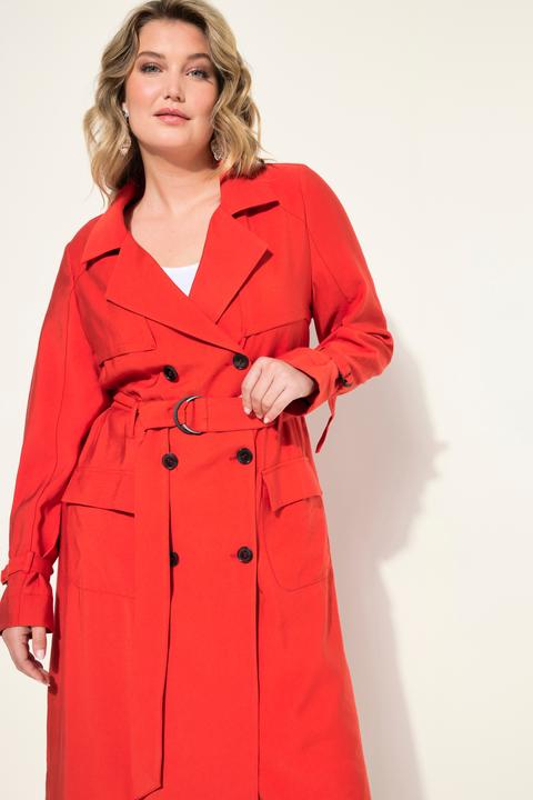 Actual product image Miamoda Trench coat in denim look (54)