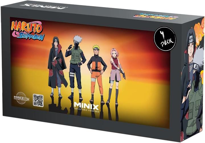 Image du produit Minix NARUTO SHIPPUDEN - Naruto, Kakashi, Itachi,... - Pack 4 Fig. 7cm