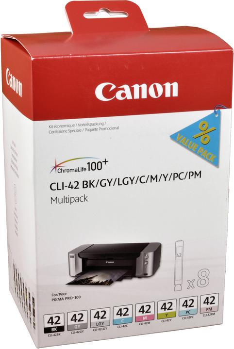 Produktbild Canon Cli-42 (M, C, Y, BK, GY, LGY, PC, PM)