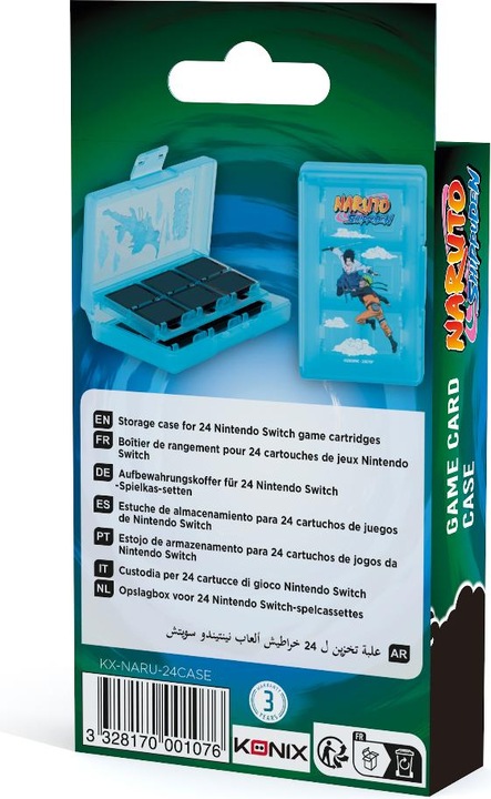 Produktbild Konix Naruto Shippuden Game Card Case Switch Naruto vs Sasuke (Switch)