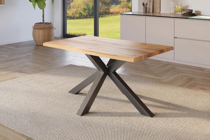 Image du produit SAM JULIUS Baumkante massiv Mdf (140 x 80 x 77 cm)