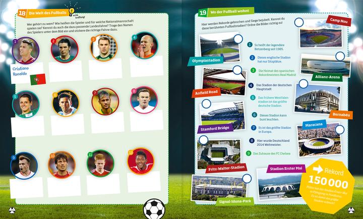 Immagine prodotto Tessloff Rätseln und Stickern: Fussball (Tedesco, Anja Starigk, Janina Michna, 2016)