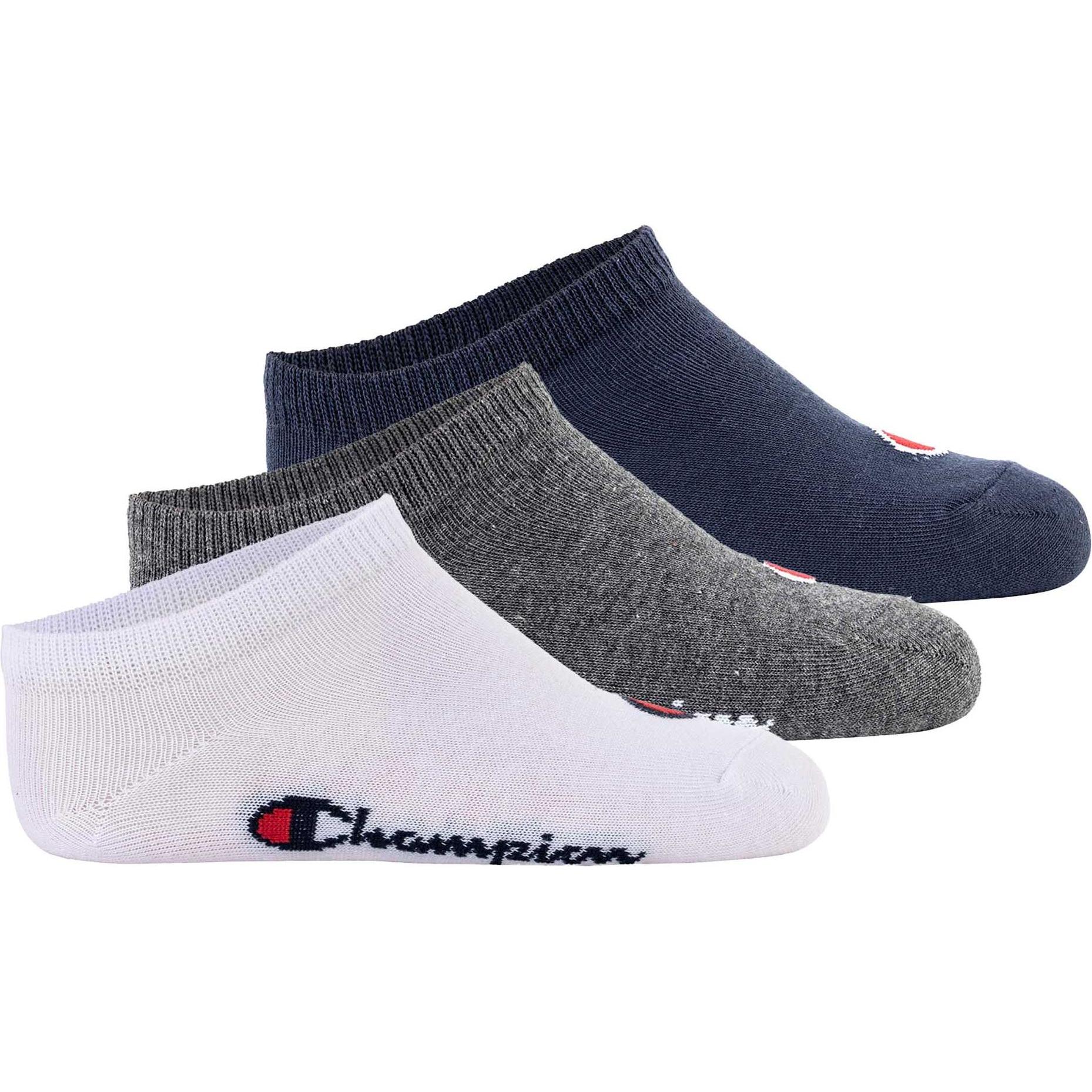 Champion, Herren, Socken, Socken Casual Bequem sitzend, Mehrfarbig, (3er Pack, 27 - 30)