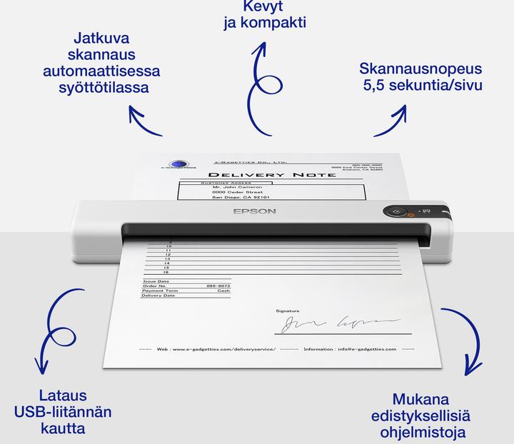 Produktbild Epson WORKFORCE DS-70 (USB)