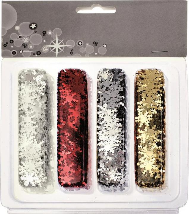 Actual product image Glorex Sequins Snowflakes