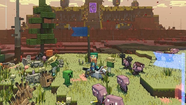 Productafbeelding Nintendo Minecraft Legends DELUXE SWITCH (Switch, Meertalig)