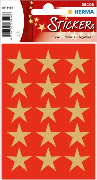 Actual product image HERMA Sticker Sterne (423 Sticker)