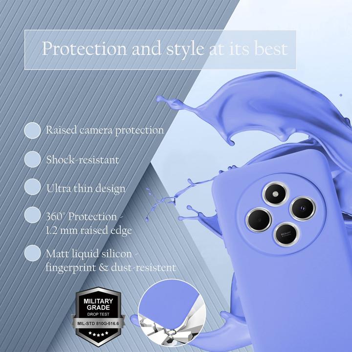 Image du produit Cadorabo Coque pour Xiaomi RedMi 14C TPU Liquid Silicone Case (Xiaomi Redmi 14C)