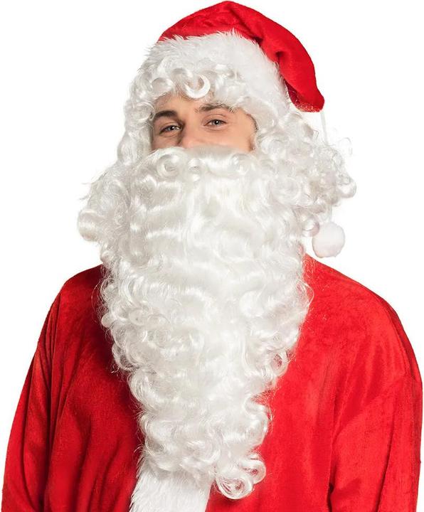 Produktbild Widmann Weihnachtsmann Bart Mit Perücke: (ohne Mütze)