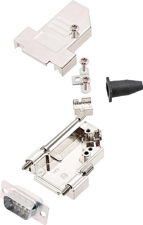 Produktbild Encitech DTSL09-LJSRG-S-DMP-W-K 6355-8042-21 D-SUB Stiftleisten-Set 45 ° Polzahl