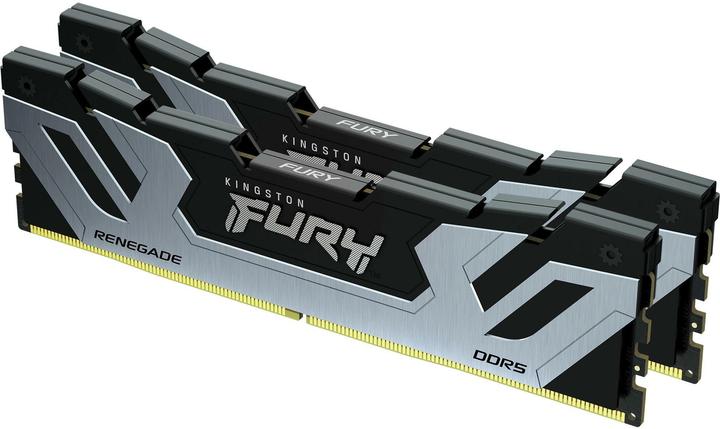 Actual product image Kingston 48GB 8800MT/s DDR5 CL42 CUDIMM Kit of 2 FURY Renegade Silver (2 x 24GB, 8800 MHz, DDR5 RAM, CU-DIMM)