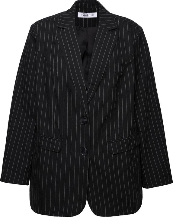 Image du produit Studio Untold Blazer avec col à revers, double rangée de boutons et fines rayures (46, 48)