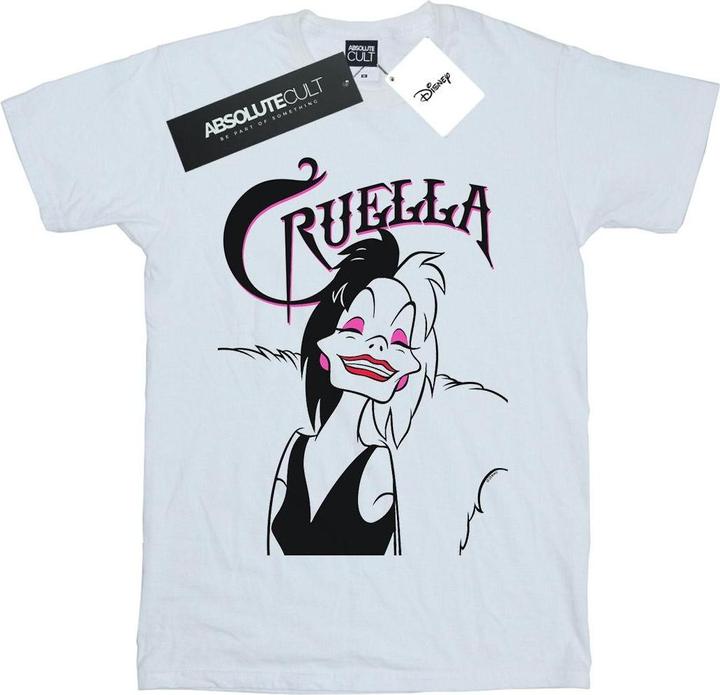 Immagine prodotto Disney Cruella De Vil Evil Smile Maglietta Ragazze (128)