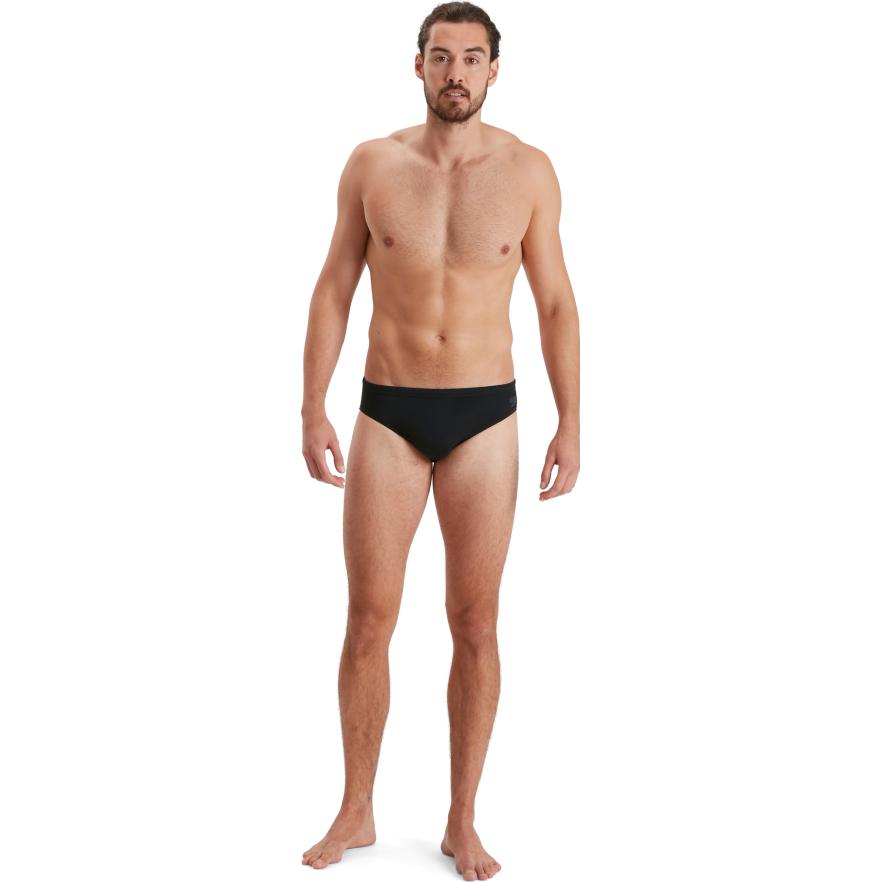 Thumbnail - Speedo, Herren, Badehose, ECO Endurance + 7cm Brief, Schwarz, (4, XS)