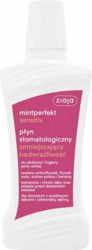 Image du produit Ziaja Mintperfekt Sensitiv płyn stomatologiczny zmniejszający nadwrażliwość 500ml (500 ml, Rince-bouche)
