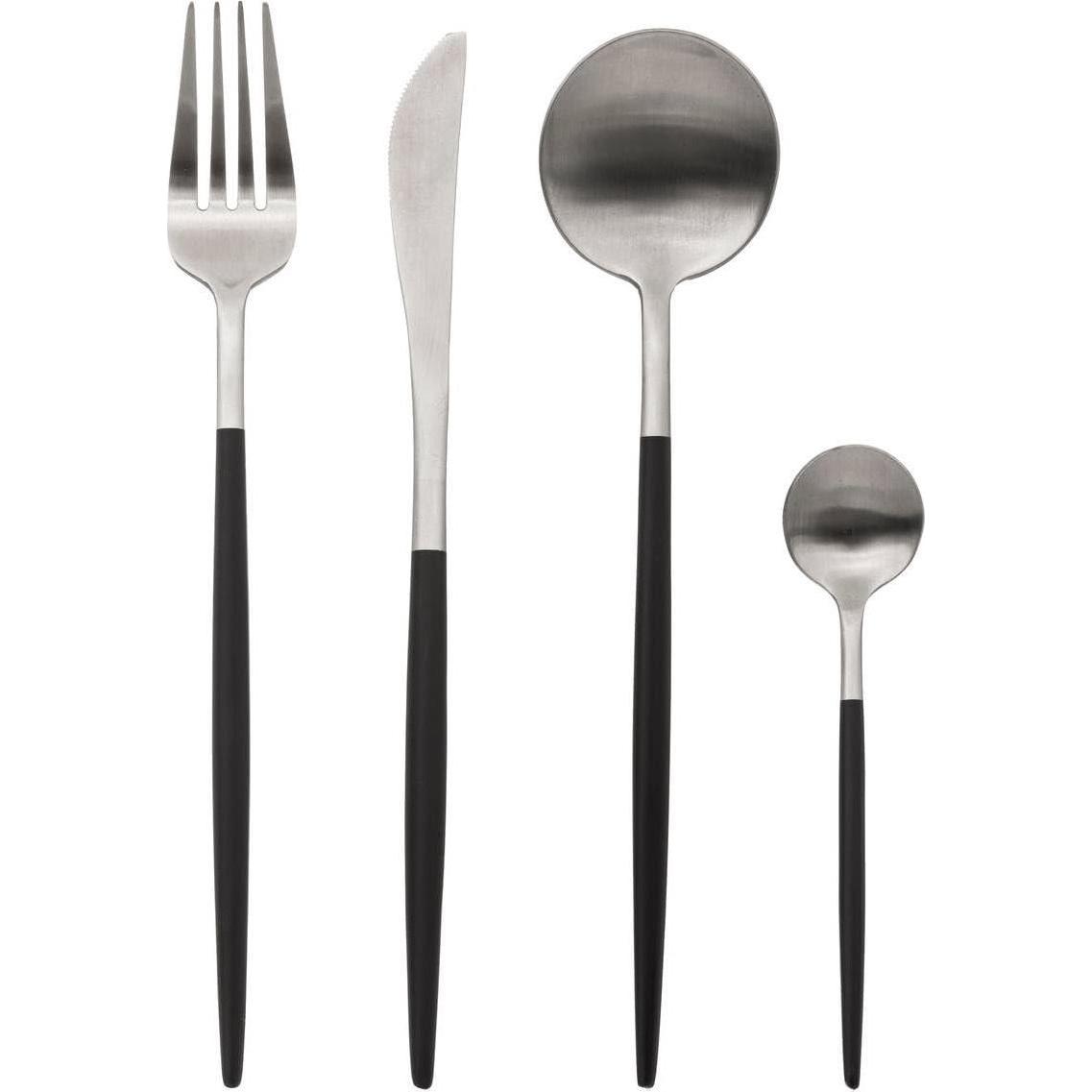 Secret de Gourmet Komplet sztućców IDA dla 6 osób, inox, Utensili da cucina, Argento
