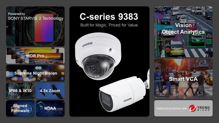 Actual product image Vivotek FD9383-HTV IP camera 5MPx T/N IR PoE IP66 (2560 x 1920 pixels)