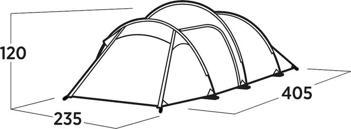 Actual product image Easy Camp Pasvik 4 (Tunnel tent, 4.10 kg)