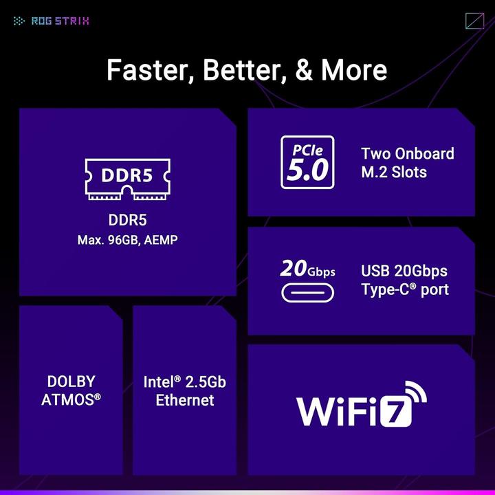Produktbild ASUS ROG STRIX B850-I GAMING WIFI (AM5, AMD B850, Mini-ITX)