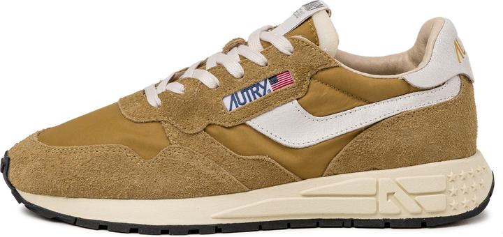 Image du produit Autry Reelwind Low *Nylon / Cracked Leather* White / Curry (41)
