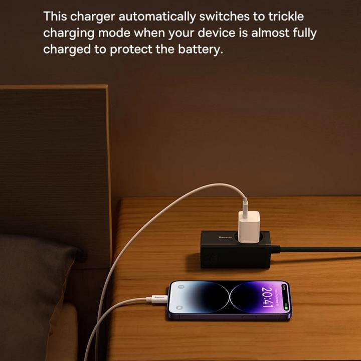 Produktbild Baseus Mini wall charger GaN5 30W (purple) (30 W, 1 Port)