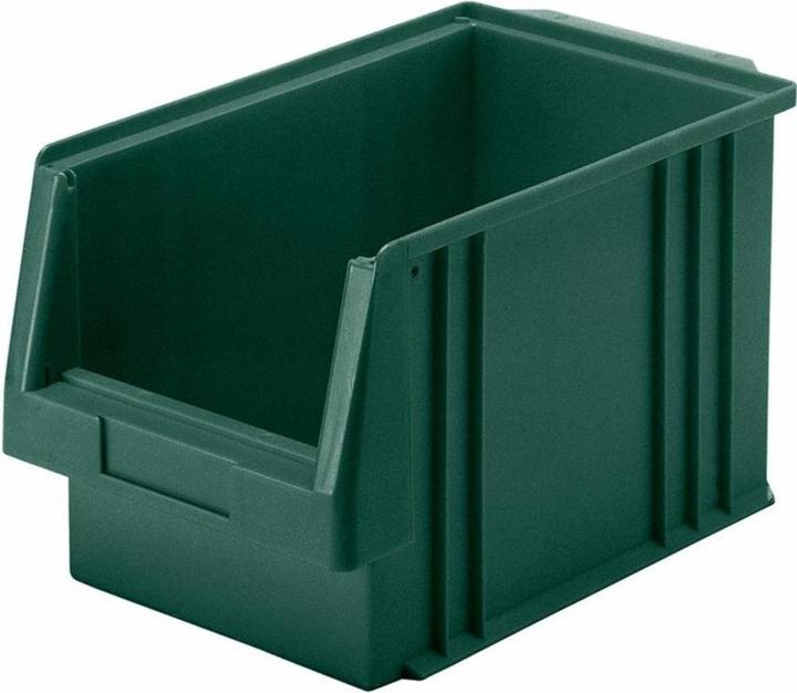 Produktbild LA-KA-PE Sichtlagerkasten PLK L330xB213xH200mm PP grün