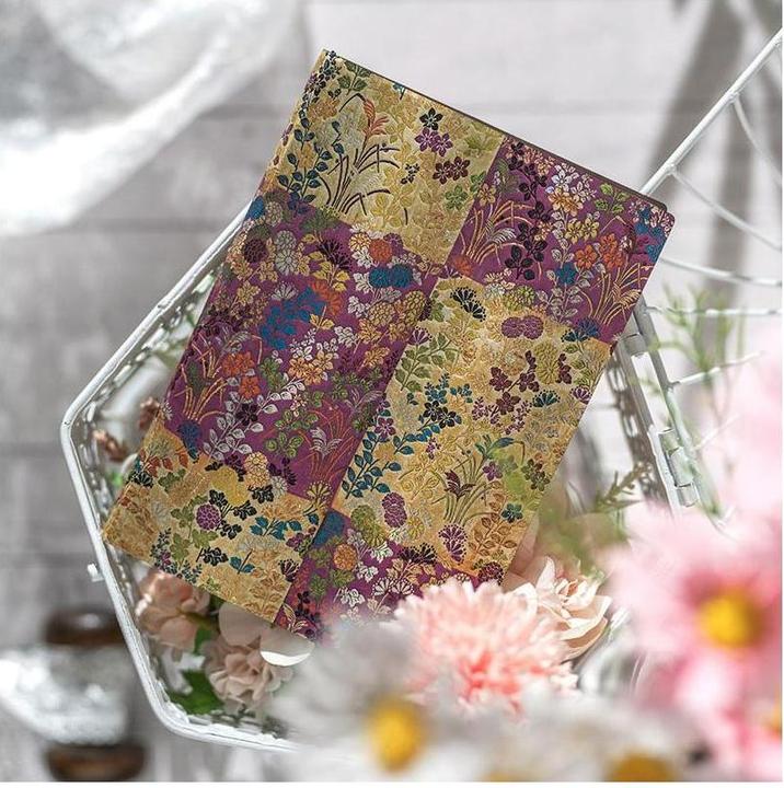 Image du produit Paperblanks Carnet de notes Kara-ori 12 x 17 cm, Ligné, Rose (12 x 17 cm, À rayures, Couverture souple)