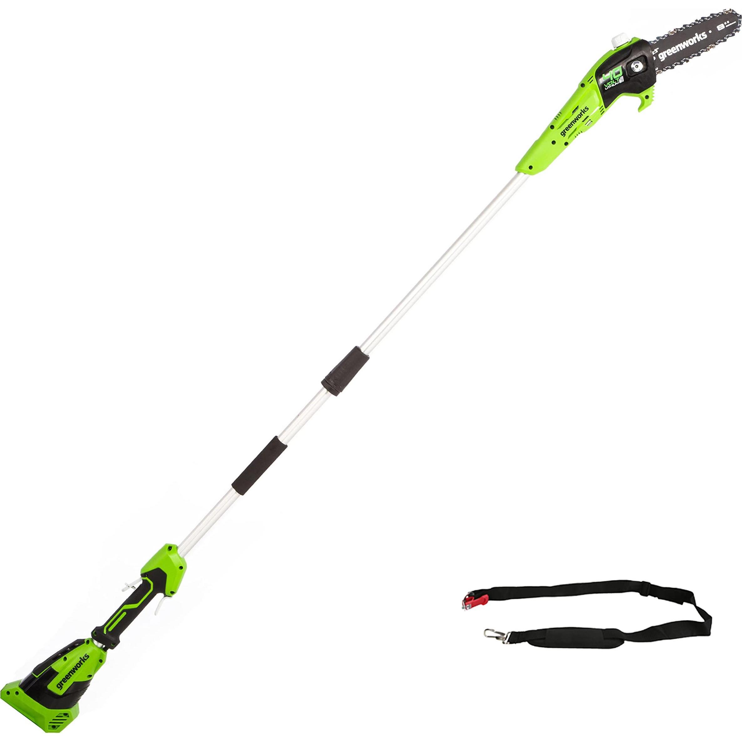 Greenworks, Kettensäge, Akku-Hochentaster G40PSF (o. Akku) (Akku Kettensäge)