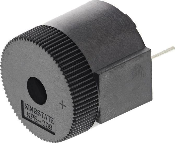 RS PRO 91dB Through Hole Continuous Internal Piezo Buzzer, 25 x 22.8mm, 9V dc Min, 12V dc Max