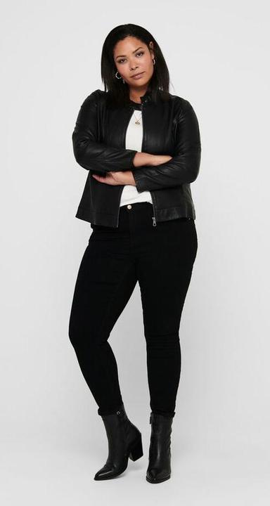 Actual product image Only Curvy faux leather jacket (42)