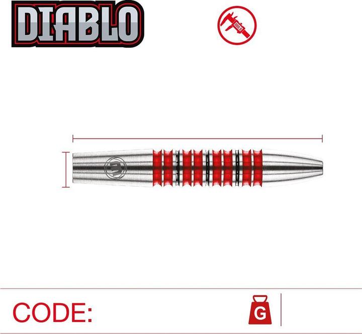 Image du produit Winmau Diablo Torpedo (26 g)