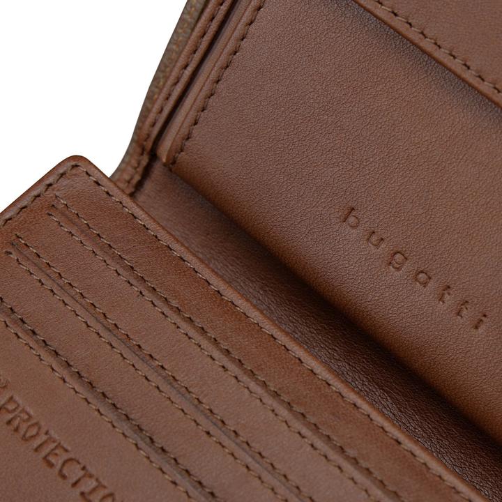 Actual product image Bugatti Due Geldbörse RFID Schutz Leder 9 cm