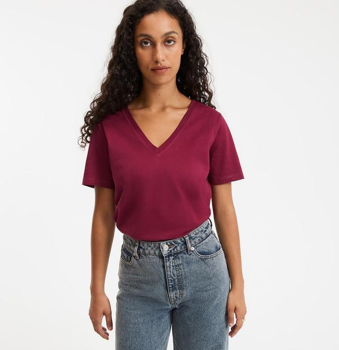 Immagine prodotto La Redoute Collections T-Shirt mit V-Ausschnitt (XS)