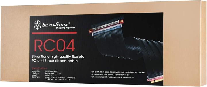Produktbild Silverstone SST-RC04B-400, Riser Kabel, 40cm (40 cm, PCIe)