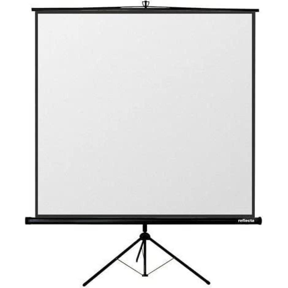 Reflecta Crystal-Line Stativ lux 125x125 (69.69", 1:1), Leinwand, Schwarz