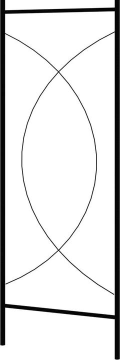 Immagine prodotto vidaXL Gartenbogen (34 cm, 150 cm)