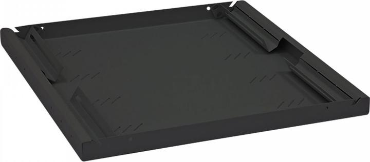 Productafbeelding Triton 19" plank 1U 550mm 80kg kunststof zwart - Zwart - 80 kg - 1U