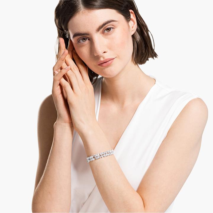 Produktbild Swarovski Tennis Deluxe Mixed Armband (17 cm, Edelstahl)