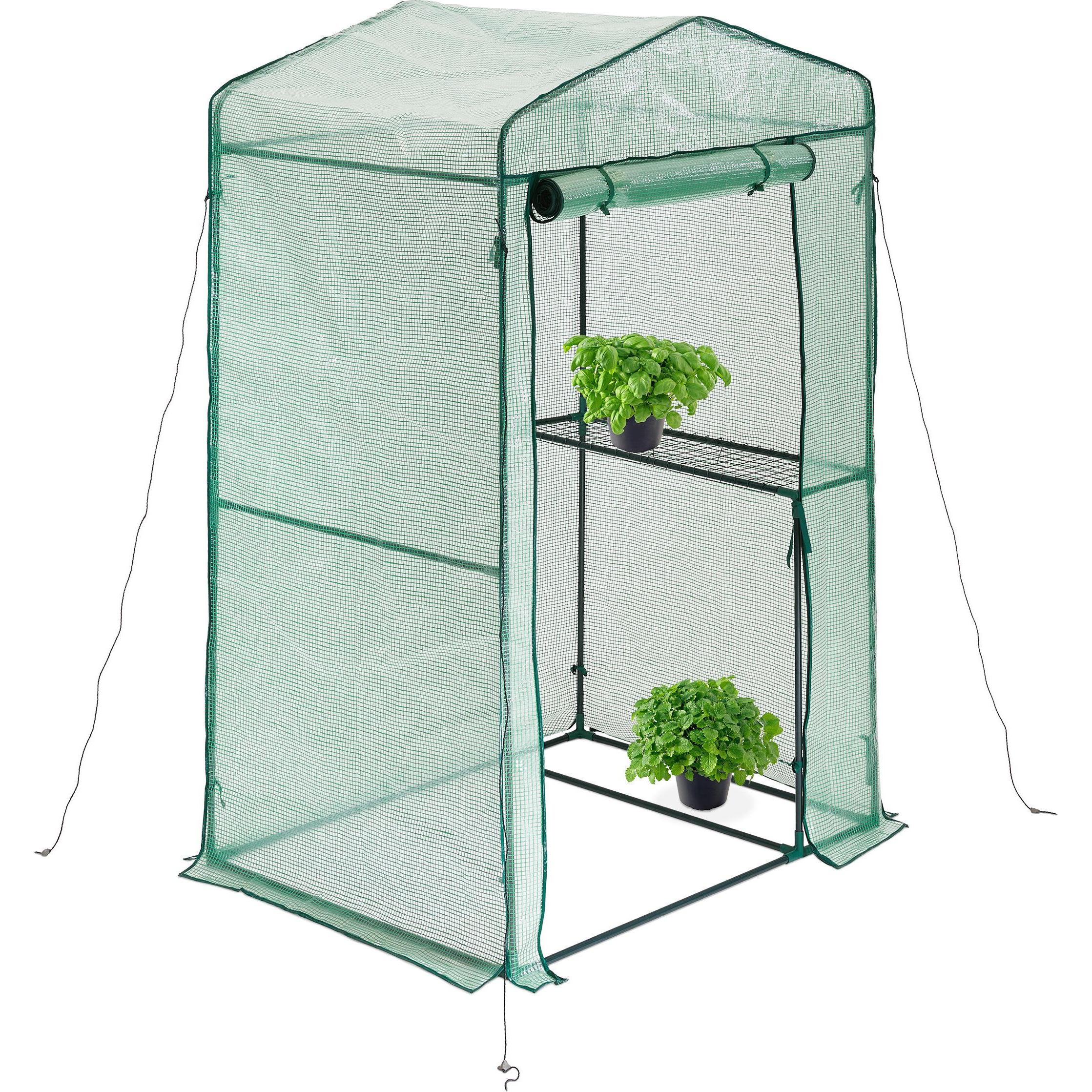 Relaxdays, Gewächshaus, Foliengewächshaus