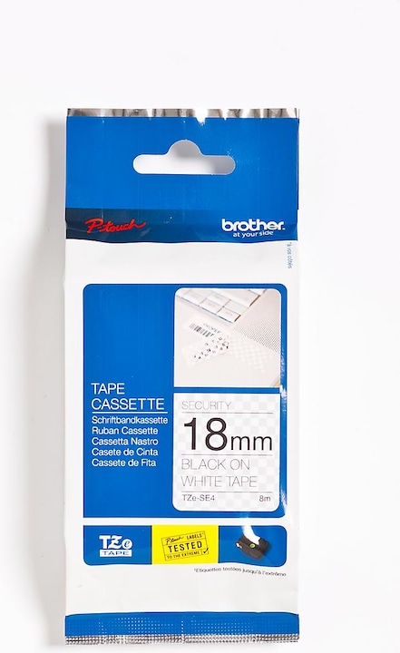 Produktbild Brother TZe-SE4 (1.80 cm, Schwarz, Weiss)