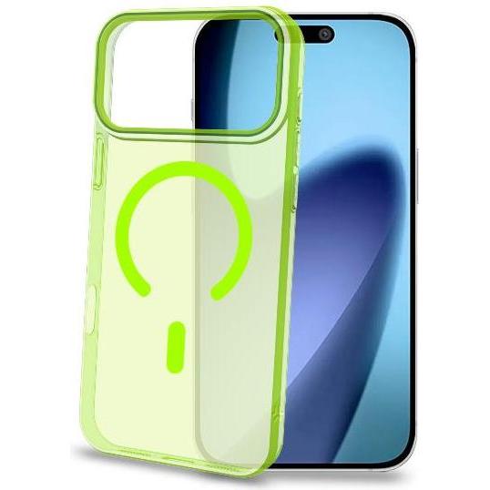 Celly Cover Gialla Magsafe für iPhone 17 (Apple iPhone 17), Cover smartphone, Giallo