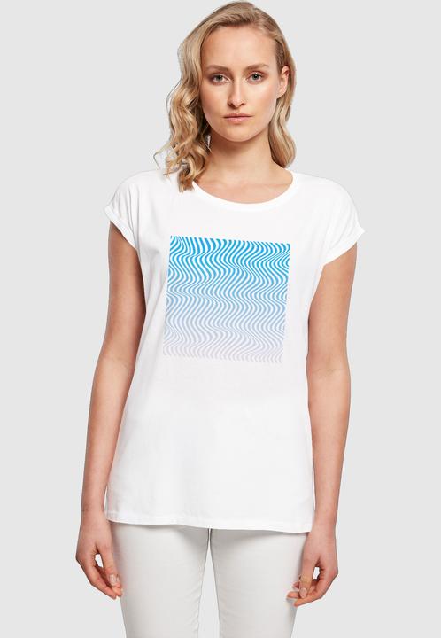 Produktbild Merchcode Ladies Summer - Wavy Pattern T-Shirt - 112601 (XXL)