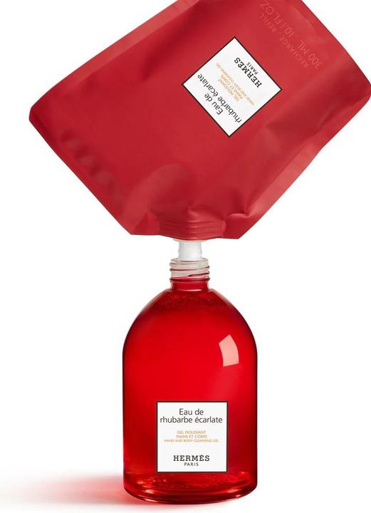 Image du produit Hermès Eau de Rhubarbe Ãcarlate Gel Moussant Mains Corps - 300 ml Flacon-Pompe (300 ml)