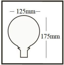 Actual product image Calex Globe Lamp (E27, 320 lm, 1x)