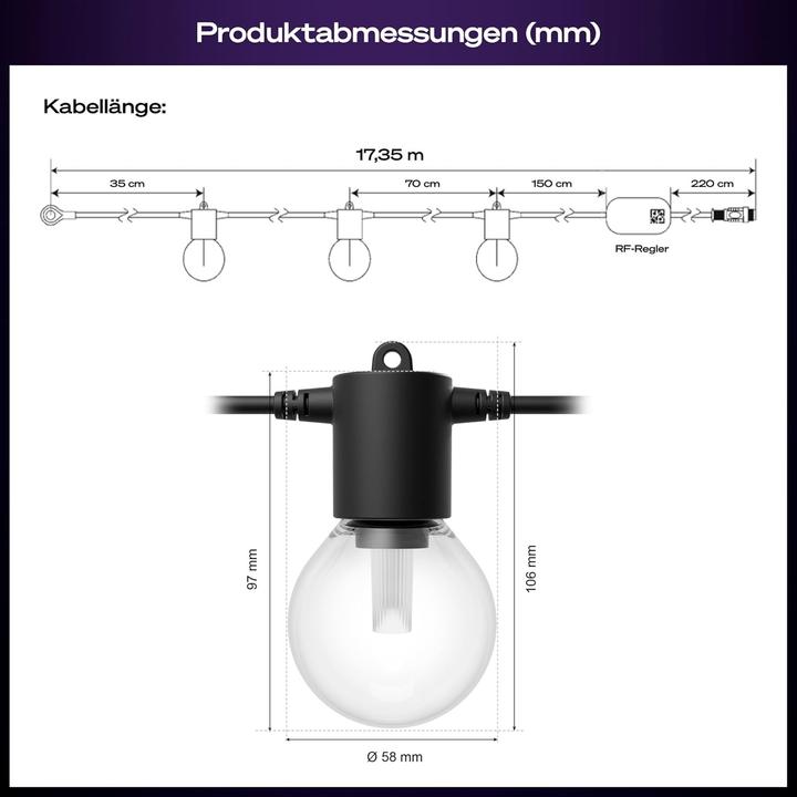 Image du produit Philips Festavia Lichterkette (14 m)