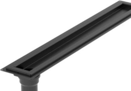 Blücher WATERL. afl.rende 800 - Gulv: beton, Sort, Udløb: Ø50mm, lodret, Stål