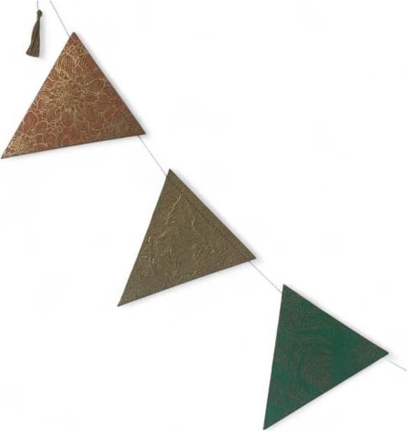 Actual product image sense&purpose Paper garland triangle