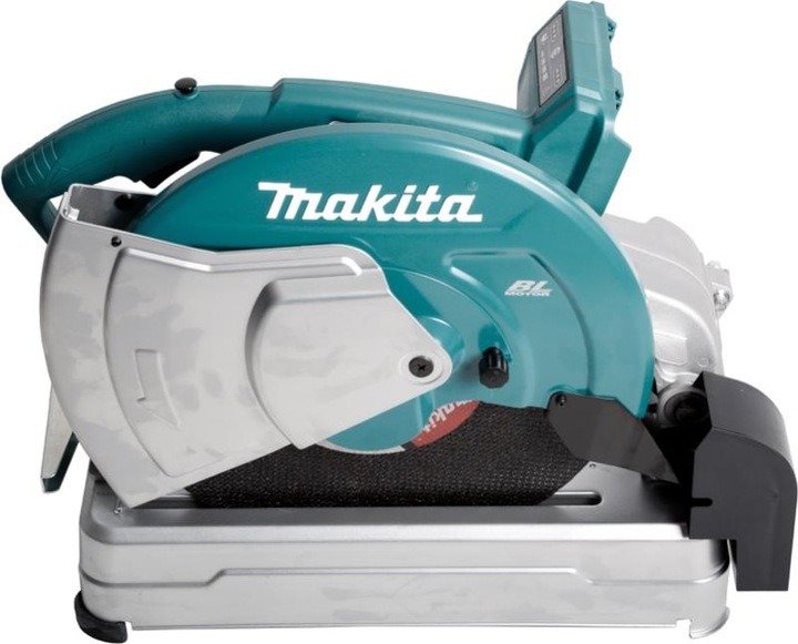 Produktbild Makita DLW 140 PM Akku Trennschleifmaschine 2 x 18 V 355 mm+ 2x 4,0 Ah Akku und Doppelladegerät (Bandschleifer)